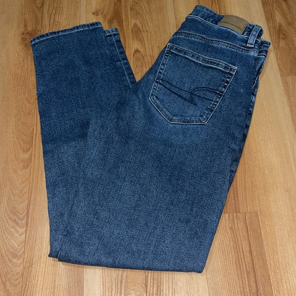 American Eagle Outfitters Blue Straight Jeans - Picture 2 of 7